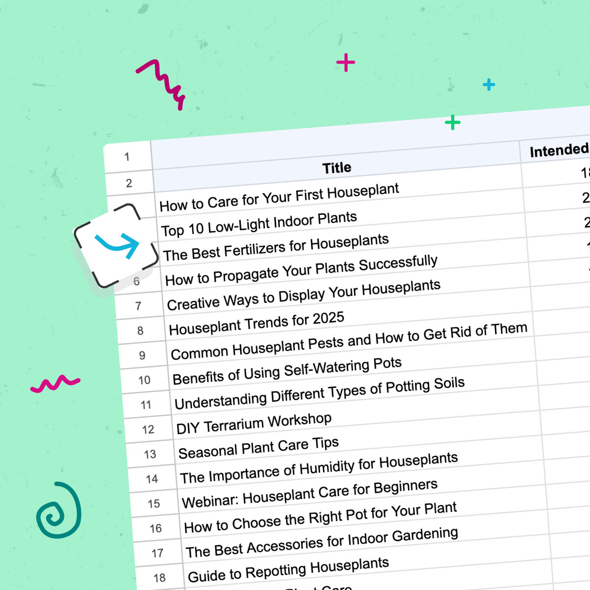 An illustration of the Contensis content planner template.